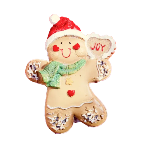 Iced Gingerbread Joy Cookie Ornament