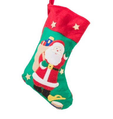 Felt Santa Christmas Stocking