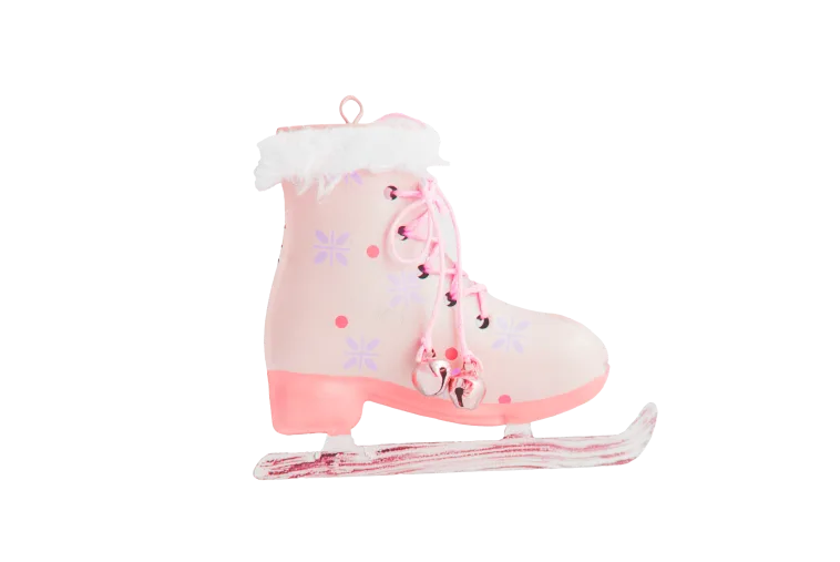 Blush Figure Skate Ornament