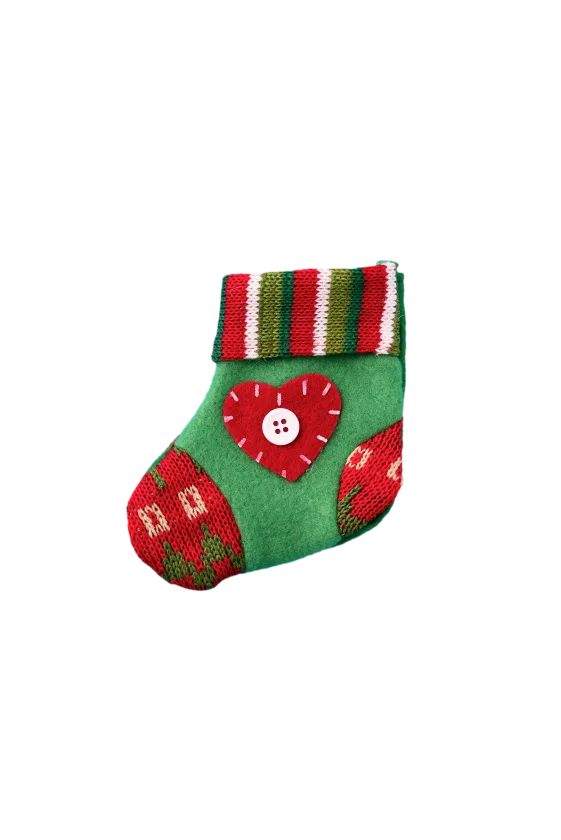 Snowman Mini Knit Stocking