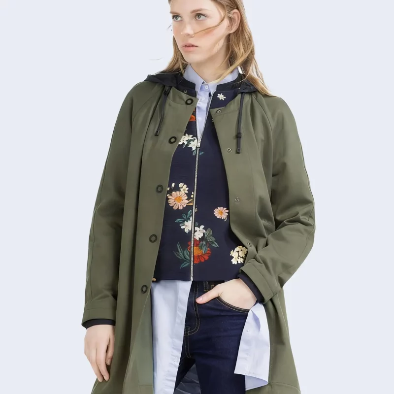 Olive Utility Jacket - Image 1