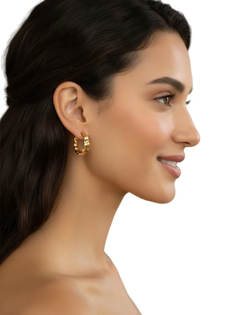 Gold Princess Earring