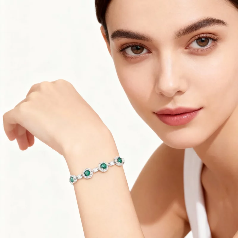 Green Stone Bracelet - Image 2