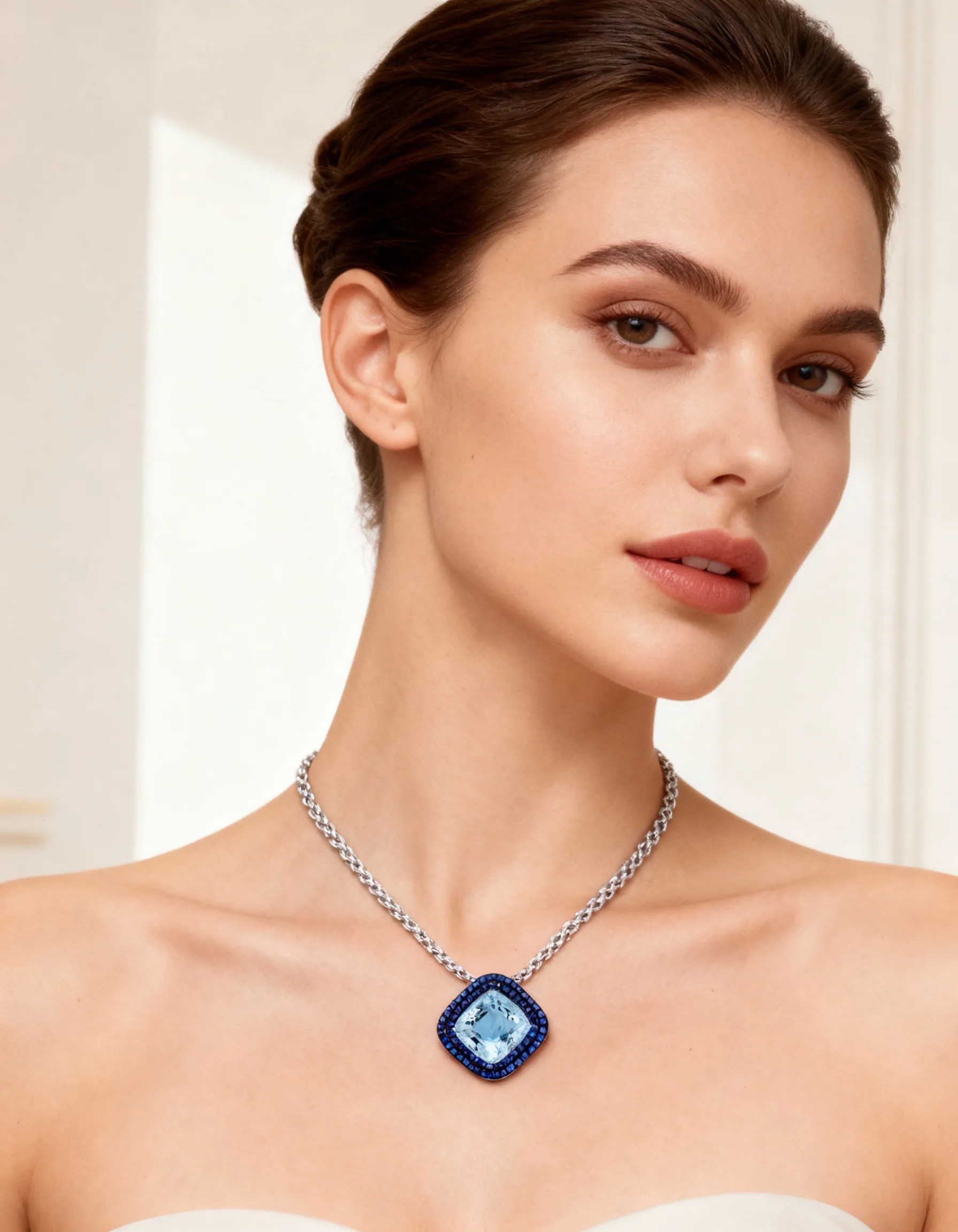 Blue Stone Necklace
