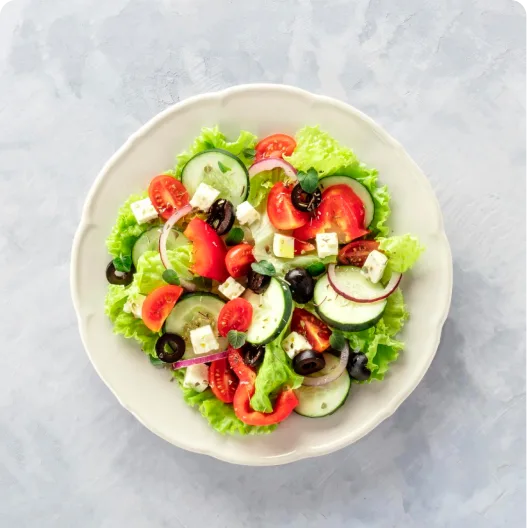 Classic Greek Salad with Feta