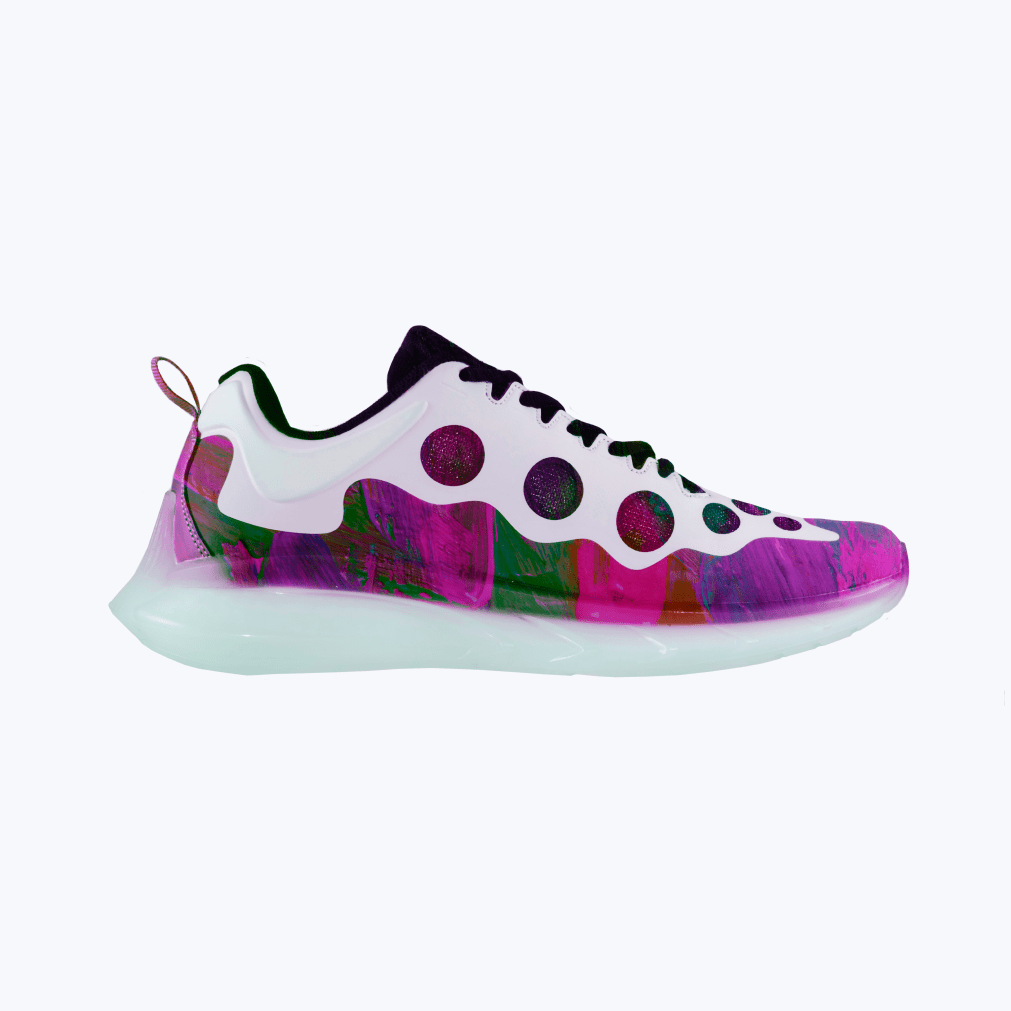 Multicolored creative sneaker bright joyful - Image 1