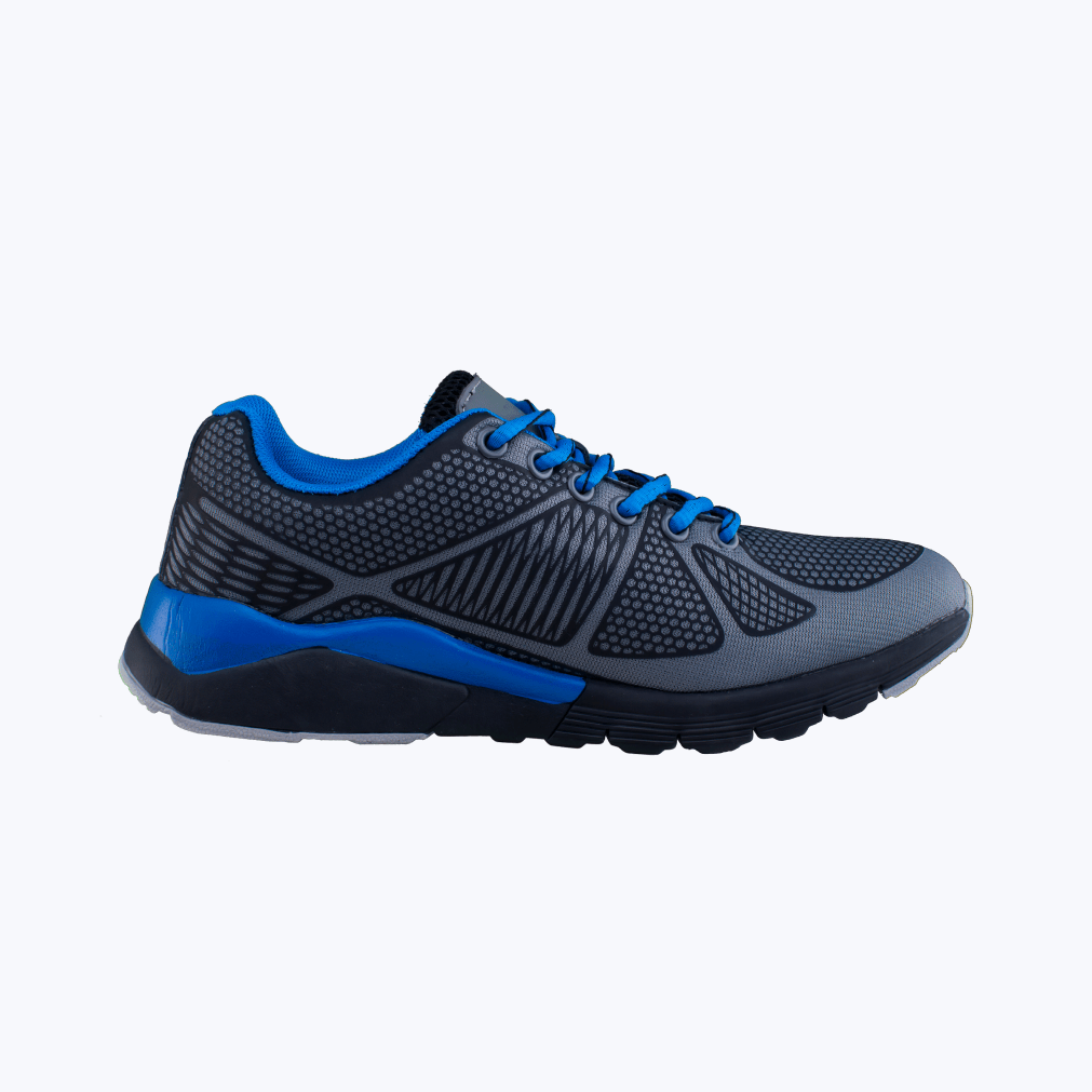 Sneakers black blue sport shoes - Image 1