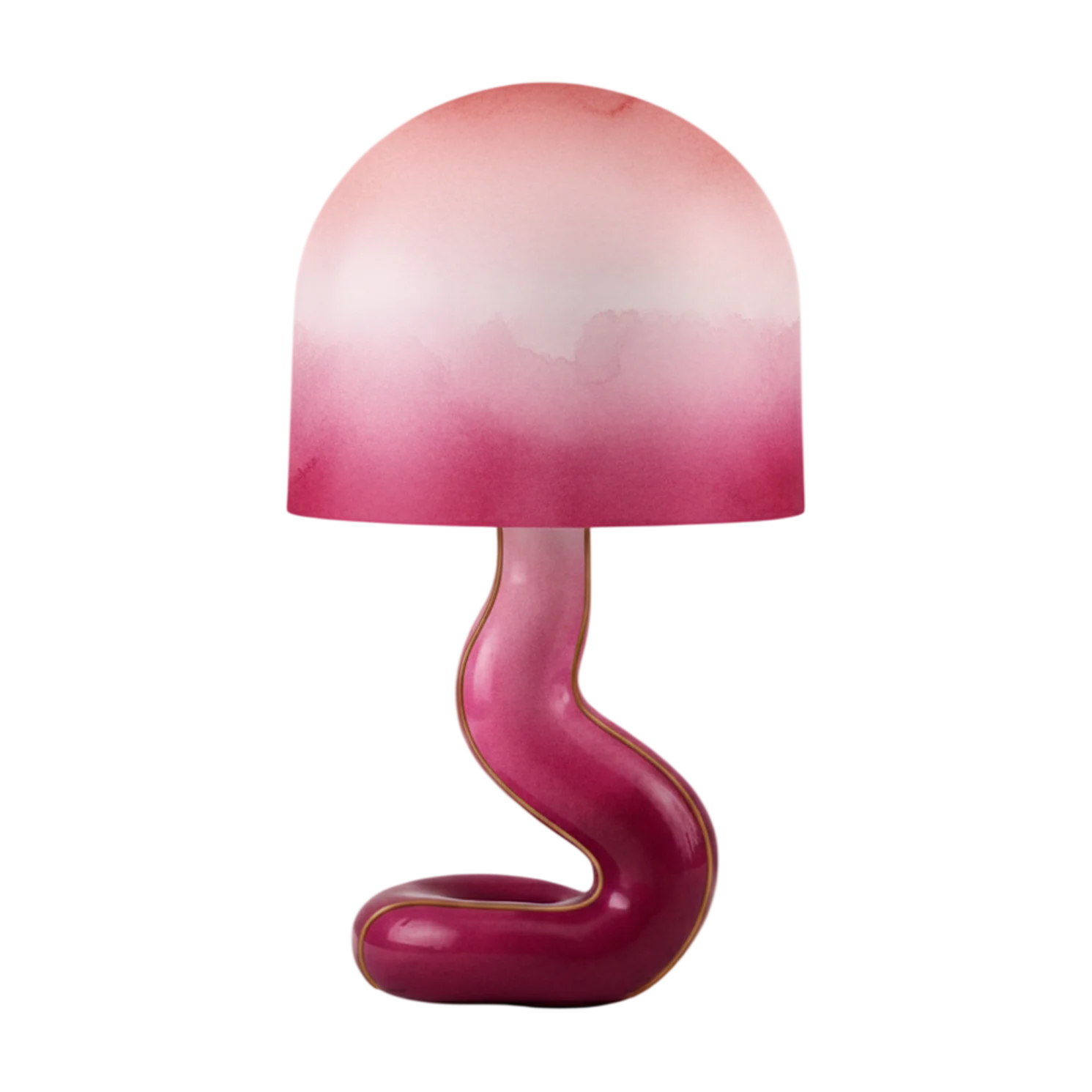 Lumen Mushroom Lamp Blush